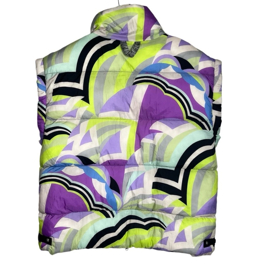 FREE PEOPLE In A Bubble Printed Puffer Purple Vest - Picture 4 of 16